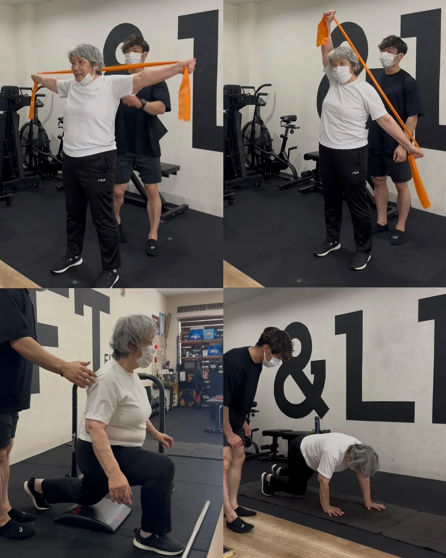 80代になっても週1でトレーニングを続ける素敵なお客様✨